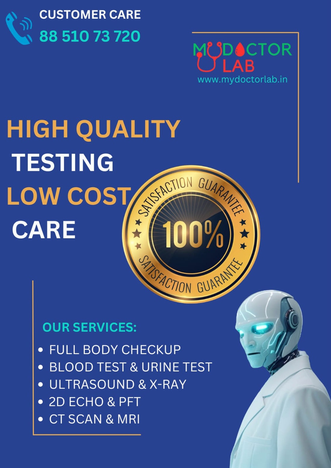 Quality Testing, Low Cost Care in Delhi NCR