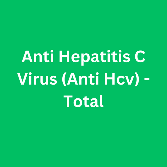 Anti Hepatitis C Virus (Anti Hcv) - Total
