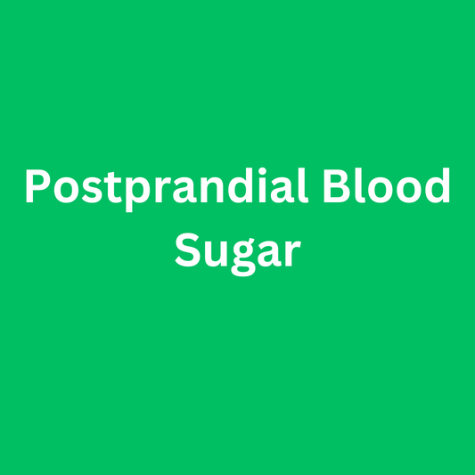 postprandial blood sugar